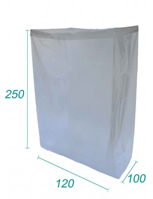 Gennemsigtig plastpose 70 µm 100X120X250