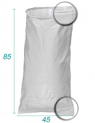 Genanvendelig taske i polypropylenvæv med foring 45 x 85 - 35 L