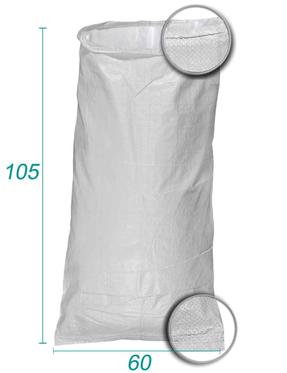 Bulkposer og foringer, genanvendelige 60×105 - 65 liter