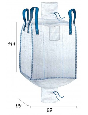 Bigbag i overensstemmelse med krav til opbevaring af levnedsmidler