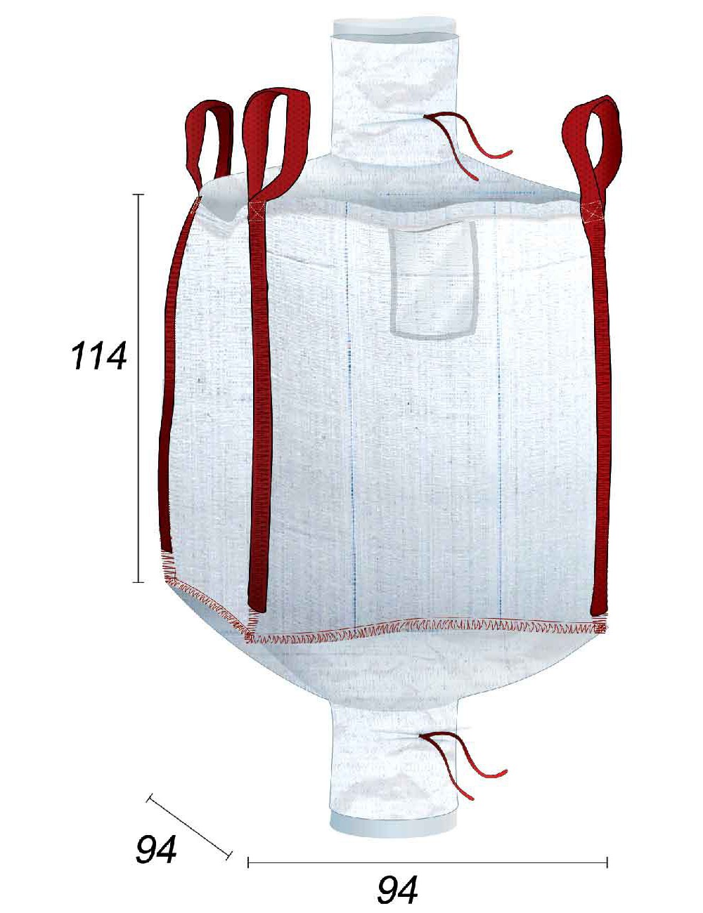 Big bag foret med intern PE-liner 70 µm