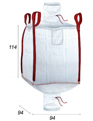 Big bag foret med intern PE-liner 70 µm